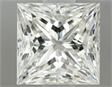 Natural Diamond 0.85 Carats, Princess with  Cut, K Color, VS2 Clarity and Certified by GIA