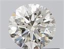Diamante Natural 0.50 quilates, Redondo , Color I, claridad VVS1 y certificado IGI