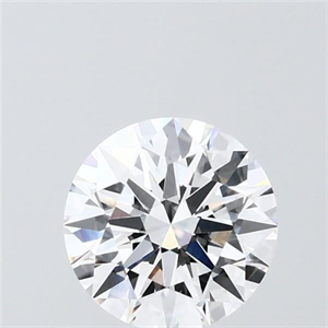 Picture of Lab Grown Diamond 1.50 Carats, Round with Ideal Cut, E Color, VVS2 Clarity and Certified by IGI