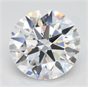 Del inventario de diamantes de laboratorio, 2.96 quilates, Redondo , Color D, claridad VVS1 y certificado IGI
