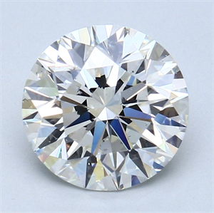 Foto Diamante Natural 2.72 quilates, Redondo , Color G, claridad SI1 y certificado GIA de