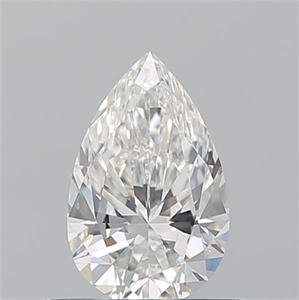 Foto Diamante Natural 0.58 quilates, De pera , Color H, claridad VS2 y certificado GIA de