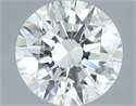 Natural Diamond 1.50 Carats, Round with Excellent Cut, F Color, SI1 Clarity and Certified by GIA
