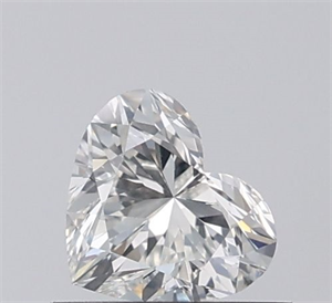 Picture of Natural Diamond 0.51 Carats, Heart with  Cut, I Color, VS2 Clarity and Certified by GIA