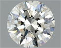 Diamante Natural 0.90 quilates, Redondo , Color J, claridad SI1 y certificado GIA