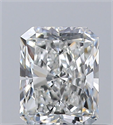 Natural Diamond 0.50 Carats, Radiant with  Cut, G Color, VVS2 Clarity and Certified by GIA