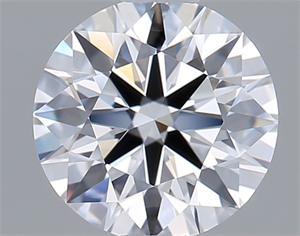 Picture of Lab Grown Diamond 1.05 Carats, Round with Ideal Cut, D Color, IF Clarity and Certified by IGI
