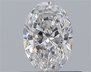 Picture of Natural Diamond 0.50 Carats, Oval with  Cut, D Color, VVS1 Clarity and Certified by GIA