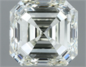 Natural Diamond 1.00 Carats, Asscher with  Cut, K Color, VVS2 Clarity and Certified by IGI