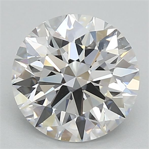 Picture of Lab Grown Diamond 1.24 Carats, Round with Ideal Cut, D Color, VVS2 Clarity and Certified by IGI