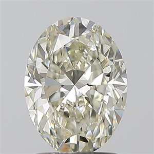 Foto Diamante Natural 1.50 quilates, Ovalado , Color J, claridad VS2 y certificado IGI de