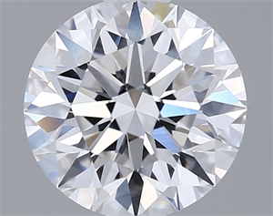 Picture of Lab Grown Diamond 1.06 Carats, Round with Ideal Cut, D Color, VVS2 Clarity and Certified by IGI