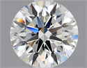 Diamante Natural 0.81 quilates, Redondo , Color H, claridad FL y certificado GIA