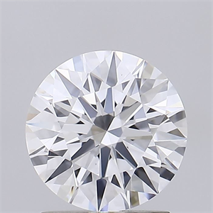 Picture of Lab Grown Diamond 1.59 Carats, Round with Ideal Cut, D Color, VS1 Clarity and Certified by IGI