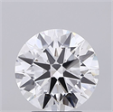 Lab Grown Diamond 3.09 Carats, Round with Ideal Cut, E Color, VVS2 Clarity and Certified by IGI