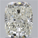 Natural Diamond 1.50 Carats, Cushion with  Cut, J Color, VS2 Clarity and Certified by GIA