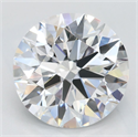 Lab Grown Diamond 3.04 Carats, Round with Excellent Cut, D Color, VVS1 Clarity and Certified by GIA