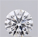 Lab Grown Diamond 0.81 Carats, Round with Ideal Cut, D Color, VVS2 Clarity and Certified by IGI