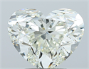 Natural Diamond 3.02 Carats, Heart with  Cut, I Color, VS1 Clarity and Certified by IGI