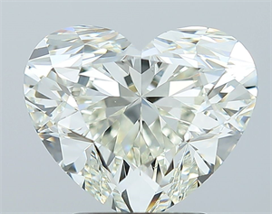 Picture of Natural Diamond 3.02 Carats, Heart with  Cut, I Color, VS1 Clarity and Certified by IGI