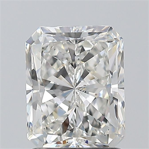 Foto Diamante Natural 1.50 quilates, Radiante , Color H, claridad SI2 y certificado GIA de