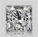 Natural Diamond 1.52 Carats, Princess with  Cut, I Color, VS2 Clarity and Certified by GIA