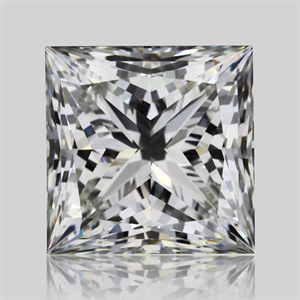 Picture of Natural Diamond 1.52 Carats, Princess with  Cut, I Color, VS2 Clarity and Certified by GIA