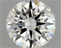 Natural Diamond 0.50 Carats, Round with Excellent Cut, H Color, VVS2 Clarity and Certified by GIA