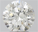 Natural Diamond 2.70 Carats, Round with Excellent Cut, J Color, SI2 Clarity and Certified by GIA