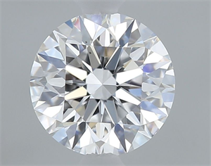 Picture of Natural Diamond 0.44 Carats, Round with Excellent Cut, D Color, VS2 Clarity and Certified by GIA