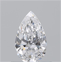 Diamante Natural 0.50 quilates, De pera , Color D, claridad VS2 y certificado GIA