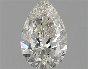 Picture of Natural Diamond 0.50 Carats, Pear with  Cut, K Color, SI1 Clarity and Certified by GIA