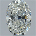 Diamante Natural 0.51 quilates, Ovalado , Color H, claridad VVS1 y certificado GIA