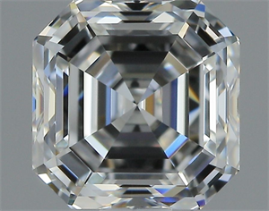 Foto Diamante Natural 1.28 quilates, Asscher , Color G, claridad VVS1 y certificado GIA de