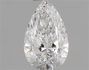 Picture of Natural Diamond 0.40 Carats, Pear with  Cut, D Color, VS2 Clarity and Certified by GIA