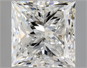 Natural Diamond 3.51 Carats, Princess with  Cut, G Color, IF Clarity and Certified by GIA