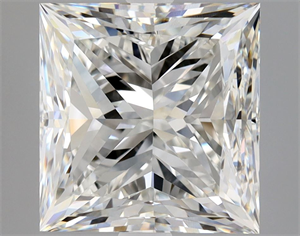 Foto Diamante Natural 3.51 quilates, Princesa , Color G, claridad IF y certificado GIA de