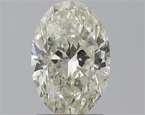 Picture of Natural Diamond 1.50 Carats, Oval with  Cut, K Color, SI2 Clarity and Certified by GIA
