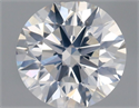 Natural Diamond 0.74 Carats, Round with Excellent Cut, F Color, SI2 Clarity and Certified by GIA