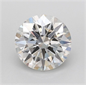 Del inventario de diamantes de laboratorio, 1.55 quilates, Redondo , Color F, claridad VVS2 y certificado IGI