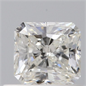 Natural Diamond 0.50 Carats, Radiant with  Cut, G Color, VS2 Clarity and Certified by GIA