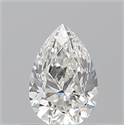 Diamante Natural 0.50 quilates, De pera , Color H, claridad VVS1 y certificado GIA