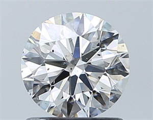 Picture of Natural Diamond 1.00 Carats, Round with Excellent Cut, G Color, SI2 Clarity and Certified by GIA