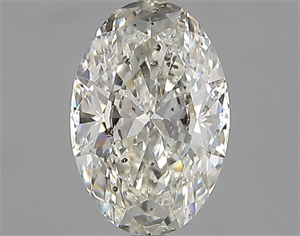 Picture of Natural Diamond 1.01 Carats, Oval with  Cut, J Color, I1 Clarity and Certified by GIA