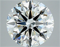 Natural Diamond 4.01 Carats, Round with Excellent Cut, I Color, VS1 Clarity and Certified by GIA