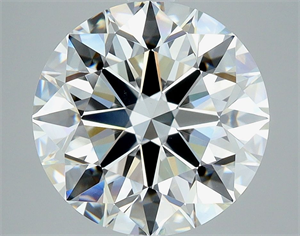 Picture of Natural Diamond 4.01 Carats, Round with Excellent Cut, I Color, VS1 Clarity and Certified by GIA