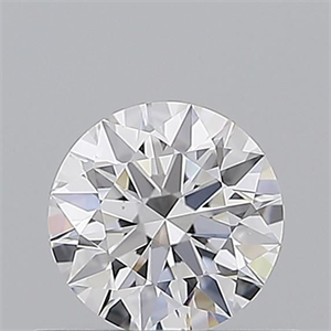 Picture of Natural Diamond 0.52 Carats, Round with Excellent Cut, D Color, VS1 Clarity and Certified by GIA