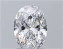 Natural Diamond 1.01 Carats, Oval with  Cut, E Color, SI2 Clarity and Certified by GIA