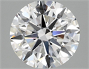 Del inventario de diamantes de laboratorio, 2.10 quilates, Redondo , Color F, claridad VVS2 y certificado IGI