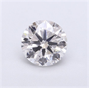 Lab Grown Diamond 1.05 Carats, Round with Ideal Cut, E Color, VS2 Clarity and Certified by IGI